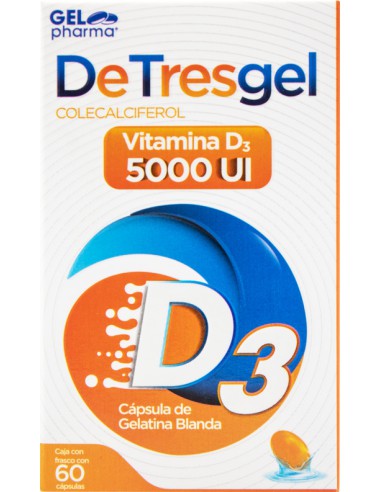 DeTresgel Caps 5000UI C/60