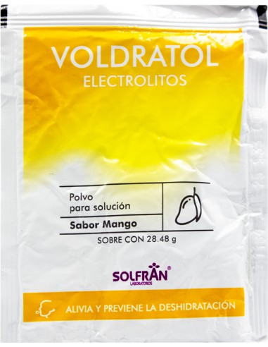 Electrolitos Orales Mango Sobre de 28.48g C/1 (Solfran)