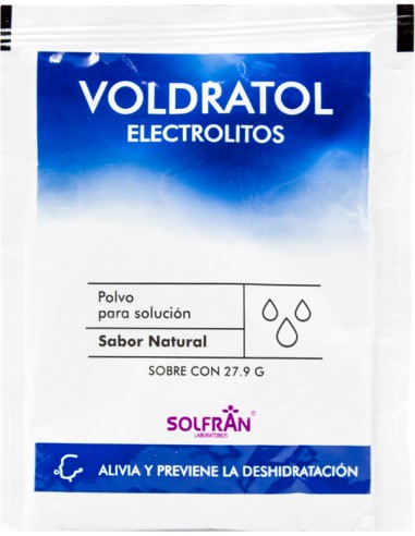 Electrolitos Orales Natural Sobre de 27.9g C/1 (Solfran)