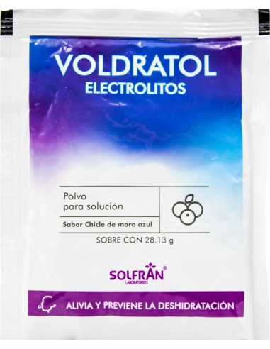 Electrolitos Orales Mora Azul Sobre de 28.13g C/1 (Solfran)