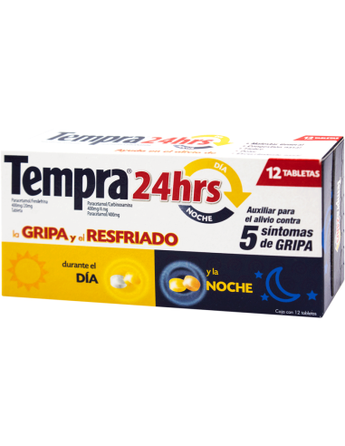 Tempra 24hrs Tabs C/12