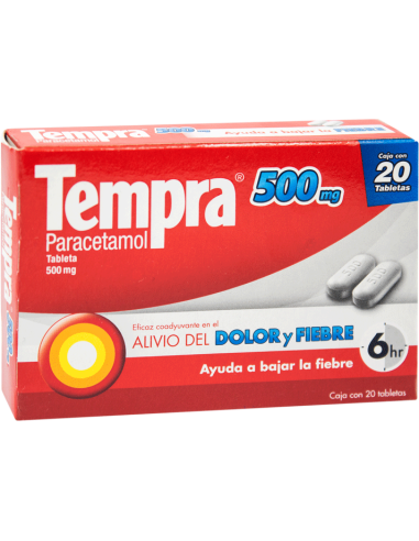 Tempra Tabs 500mg C/20