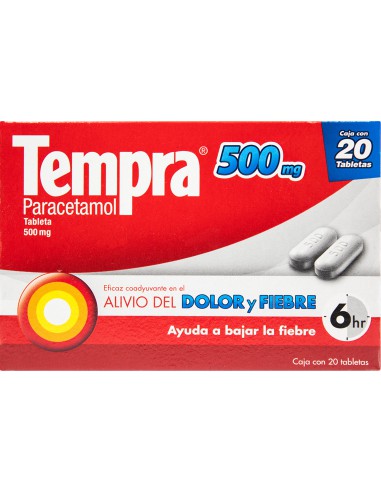 Tempra Tabs 500mg C/20