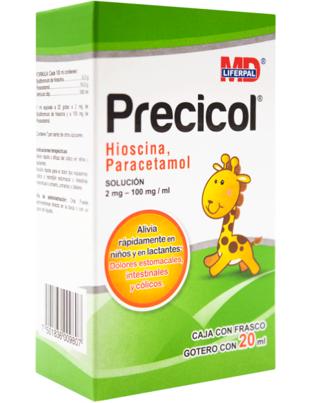 Precicol Sol. Gts. 20mL.