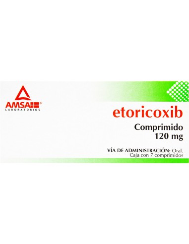 Etoricoxib Comprimidos 120mg C/7 (Amsa)