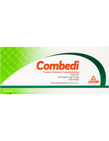 Combedi Sol. Iny 100 mg / 50 mg / 10 mg Amp. C/5