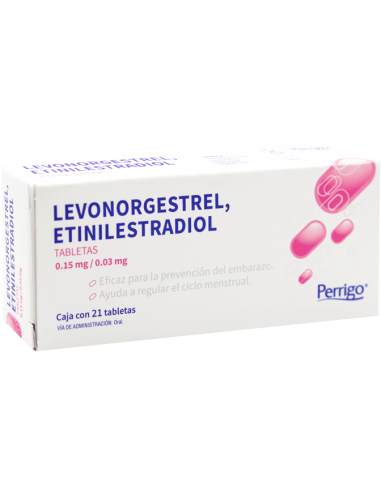 Levonorgestrel, Etinilestradiol Tabs C/21 (Perrigo)