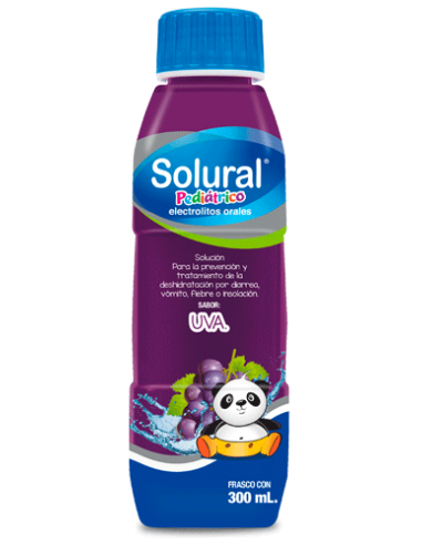 Solural Pediátrico Uva Frasco de 300 mL