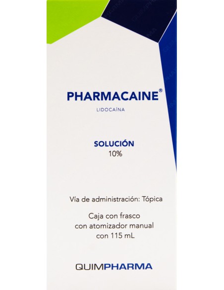 Pharmacaine Sol. 10% Fco 115mL