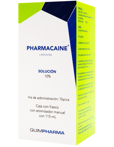 Pharmacaine Sol. 10% Fco 115mL