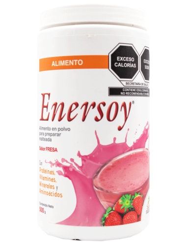 Enersoy Polvo Sabor Fresa 500grs