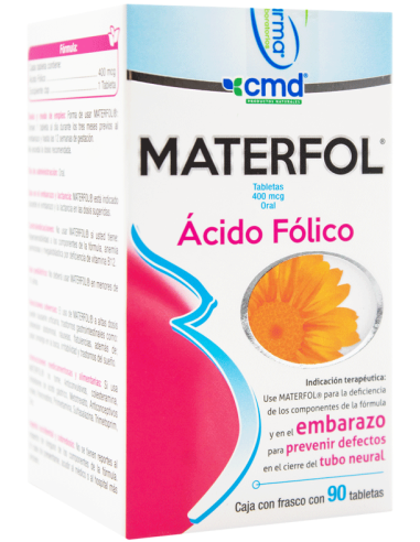 Materfol Tabs 400mcg C/90