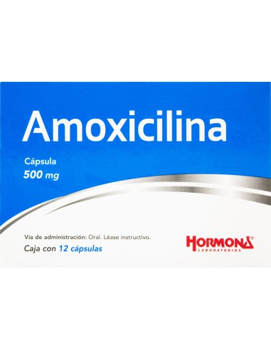 Amoxicilina Caps 500mg C/12 (Hormona)