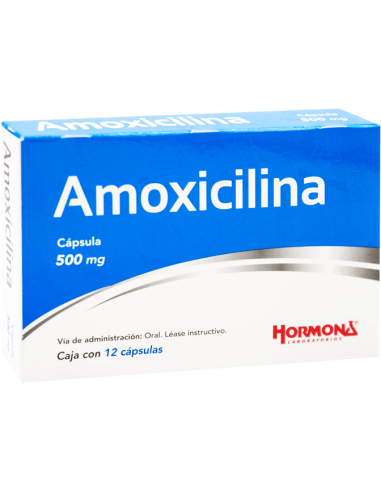 Amoxicilina Caps 500mg C/12 (Hormona)
