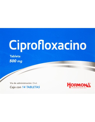 Ciprofloxacino Tabs 500mg C/14 (Hormona)