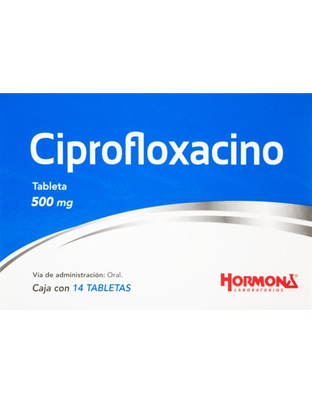 Ciprofloxacino Tabs 500mg C/14 (Hormona)
