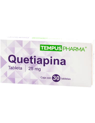 Quetiapina Tabs 25mg C/30 (Tempus Pharma)