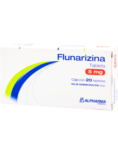 Flunarizina Tabs 5mg C/20 (Alpharma)