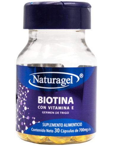 Biotina, Vitamina E Caps C/30 (Naturagel)