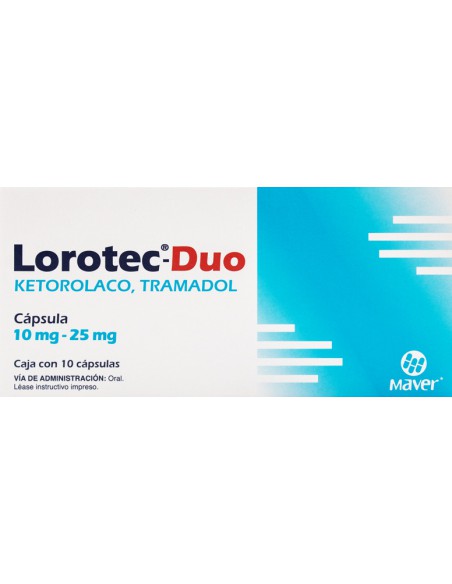 Lorotec Duo Caps 10mg/25mg C/10