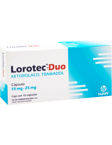 Lorotec Duo Caps 10mg/25mg C/10