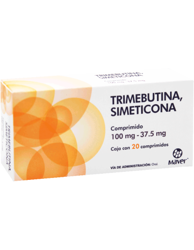 Trimebutina, Simeticona Comp 100MG/ 37.5MG C/20 (Maver)