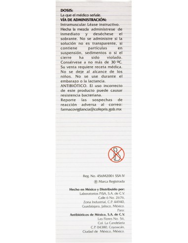 Amcef I.M Sol. Iny. 1 g Amp. 3.5 mL