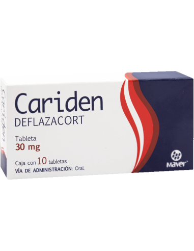 Cariden Tabs 30mg C/10