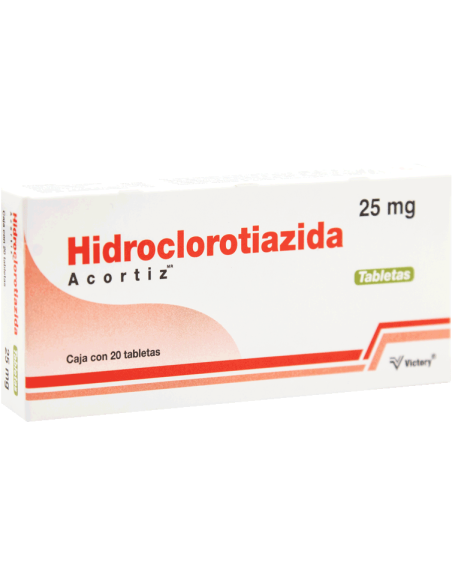 Hidroclorotiazida Tabs 25mg C/20 (Victory)