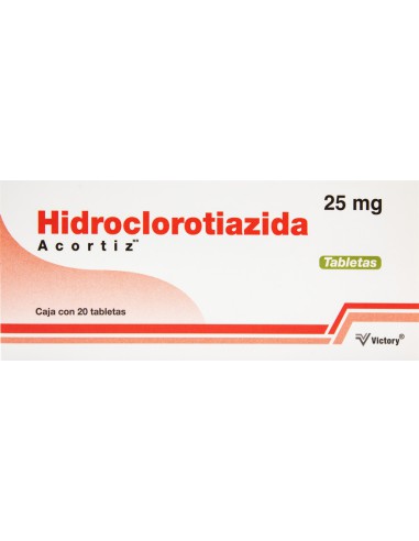 Hidroclorotiazida Tabs 25mg C/20 (Victory)