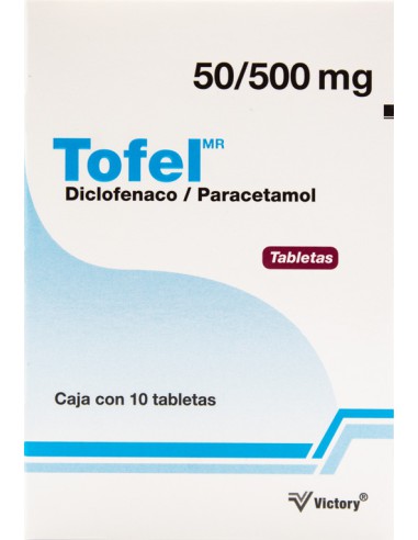 Tofel Tabs 50mg/ 500mg C/10