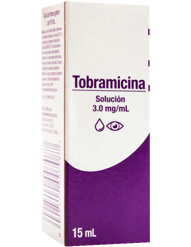 Tobramicina Sol Gotas Oftálmicas Fco 15mL (Grin)