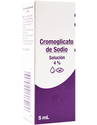 Cromoglicato de Sodio Sol. Oftálmica Fco 5mL (Grin)