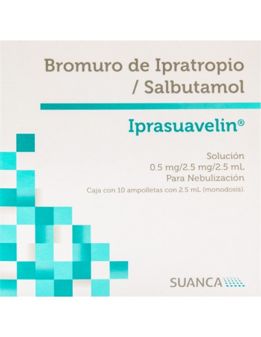 Iprasuavelin Sol. Para Nebulización C/10 ampolletas