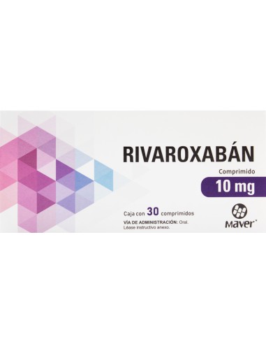 Rivaroxabán Comp 10mg C/30