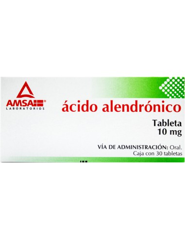 Acido Alendrónico 10 mg C/30 Tabs. (Amsa)