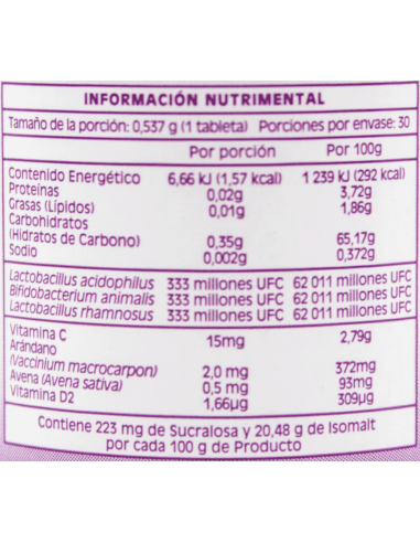 Lactiv Kids Tabs Masticable C/30