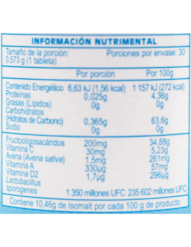 Lactiv SP Tabs Masticable C/30