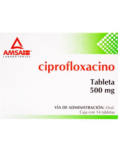 Ciprofloxacino Tabs 500 mg C/14 (Amsa)