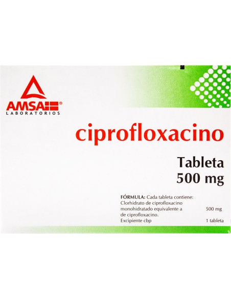 Ciprofloxacino Tabs 500 mg C/14 (Amsa)