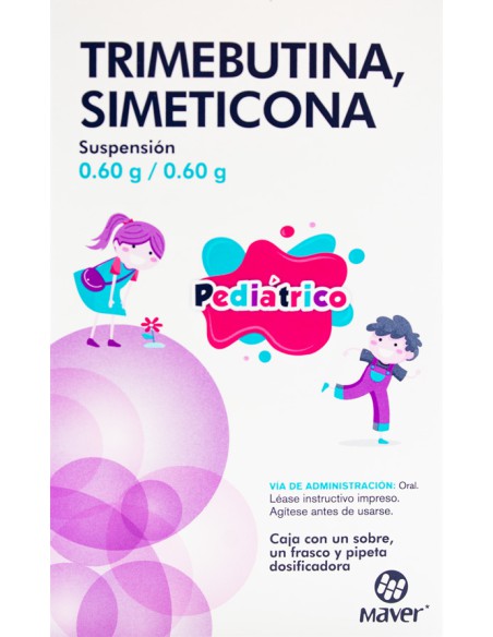 Trimebutina, Simeticona Suspensión Fco 26mL (Maver)