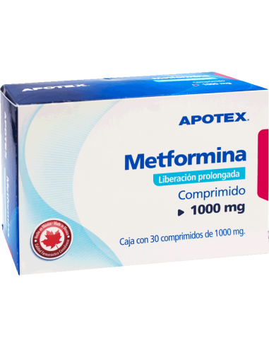 Metformina LP Comp 1000mg C/30 (Apotex)