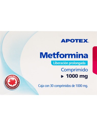 Metformina LP Comp 1000mg C/30 (Apotex)