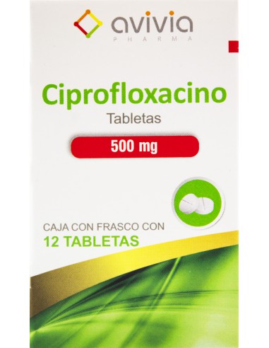 Ciprofloxacino Tabs 500mg C/12 (Avivia)