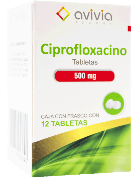 Ciprofloxacino Tabs 500mg C/12 (Avivia)