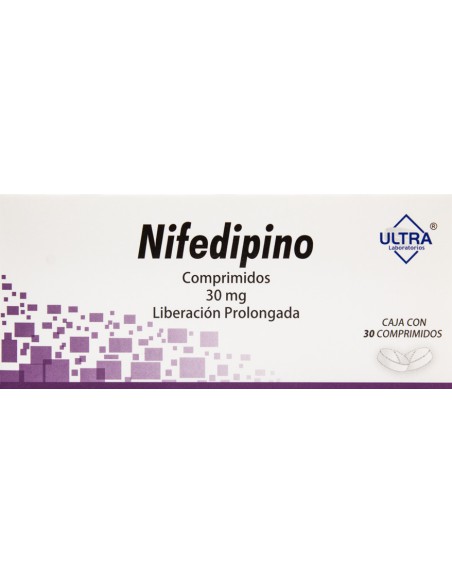 Nifedipino Compr. LP. 30mg C/30 (Ultra)