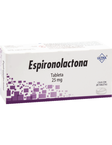 Espironolactona Tabs 25mg C/20 (Ultra)