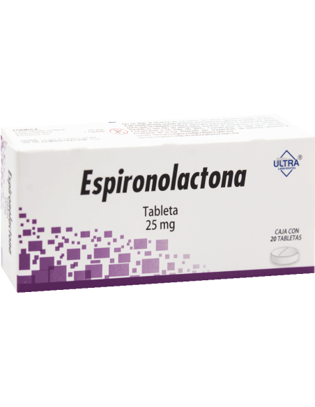 Espironolactona Tabs 25mg C/20 (Ultra)