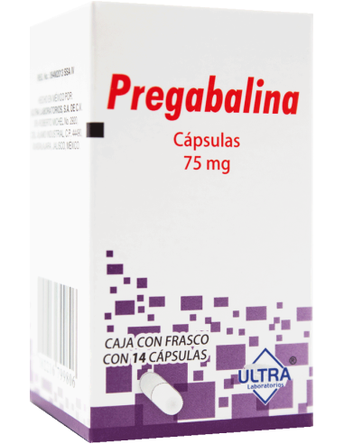 Pregabalina Caps 75mg C/14 (Ultra)