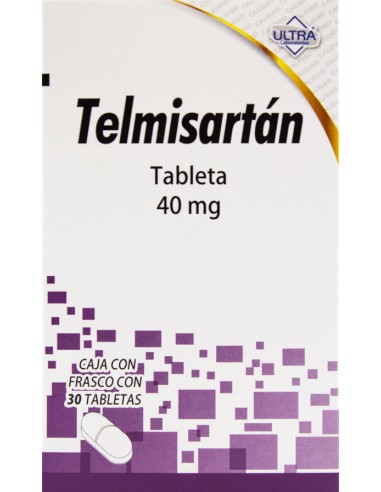 Telmisartán Tabs 40mg C/30 (Ultra)